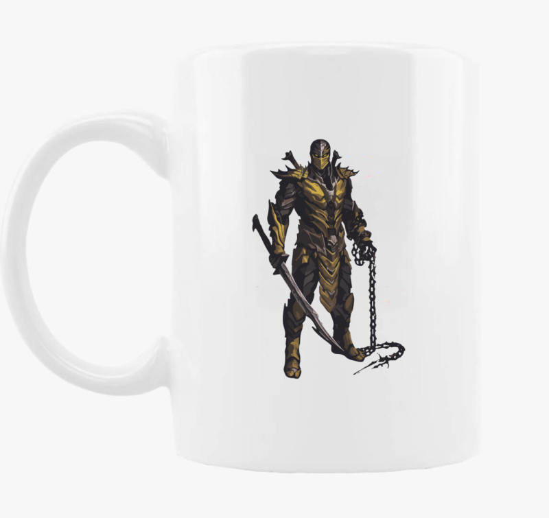 Mortal Kombat Scorpion modell skodelica