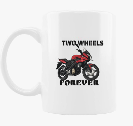 Two Wheels Forever skodelica