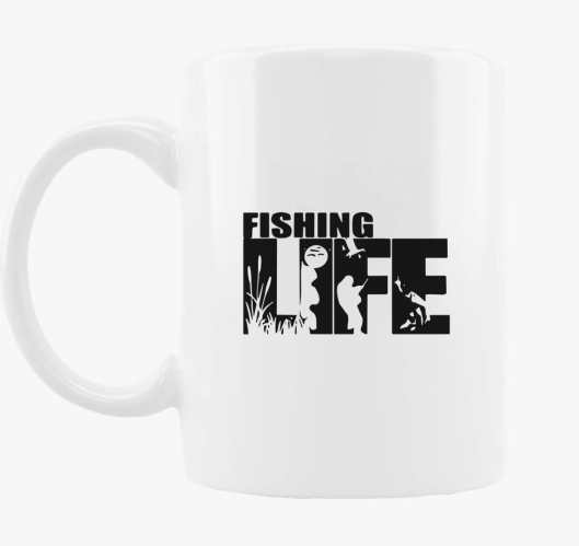 Fishing life skodelica