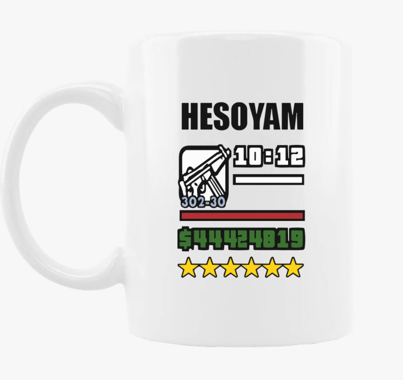 Hesoyam GTA skodelica