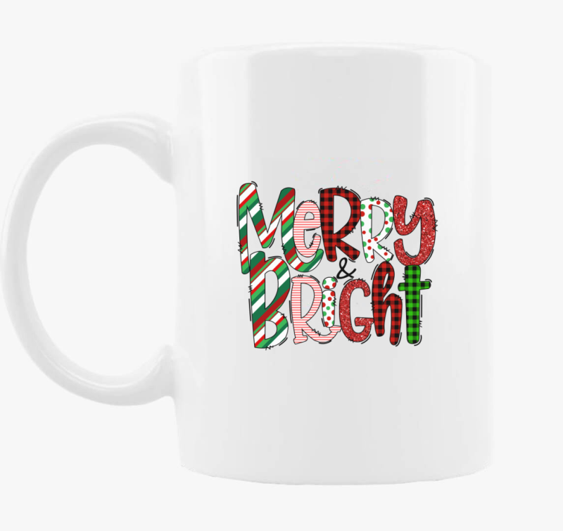 Merry bright skodelica