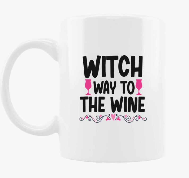 witch wine skodelica