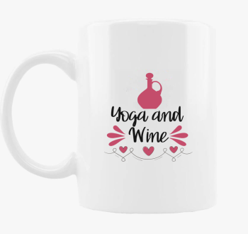 yoga wine skodelica