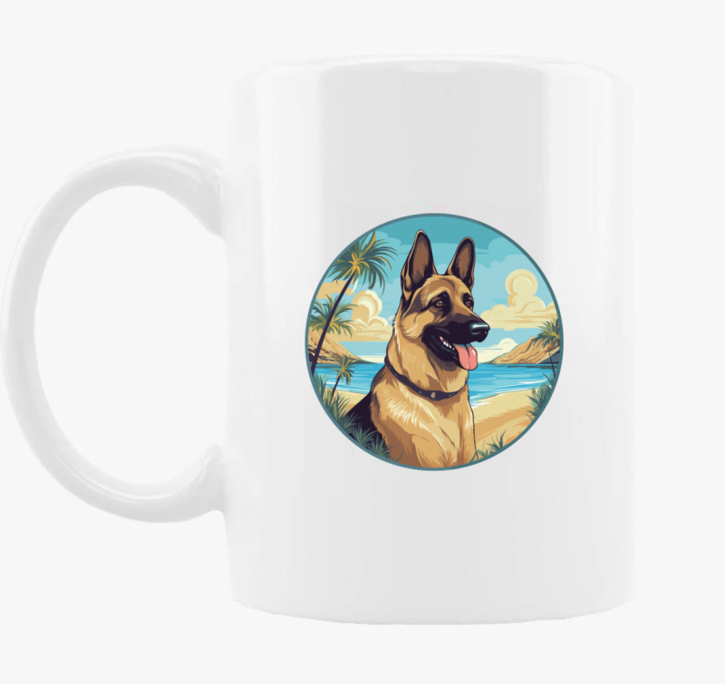 German Sheperd skodelica