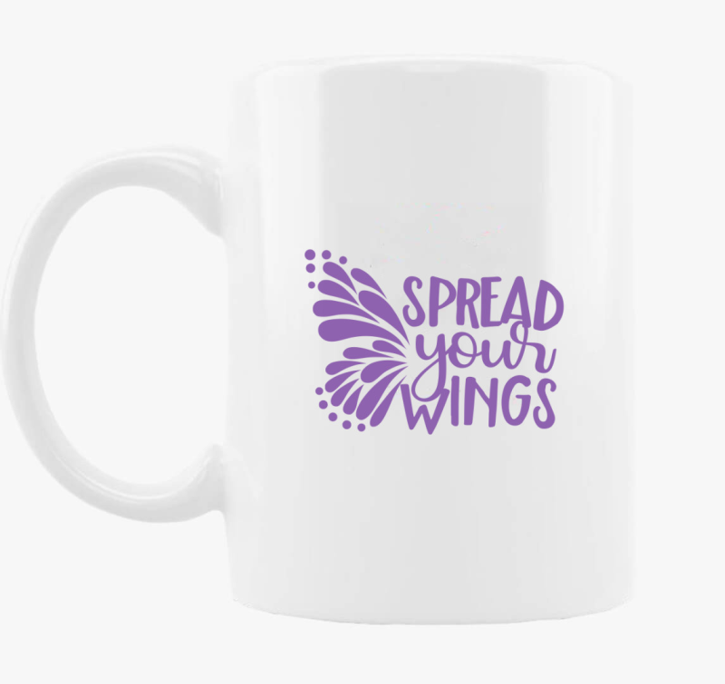 Spread wings vijolična skodelica