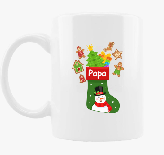 Papa zokni skodelica