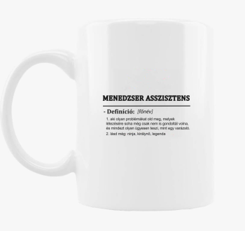 menedzser assisztens skodelica