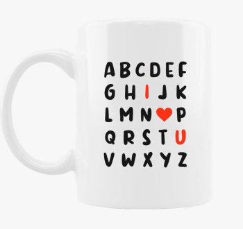 Ljubezen ABC skodelica