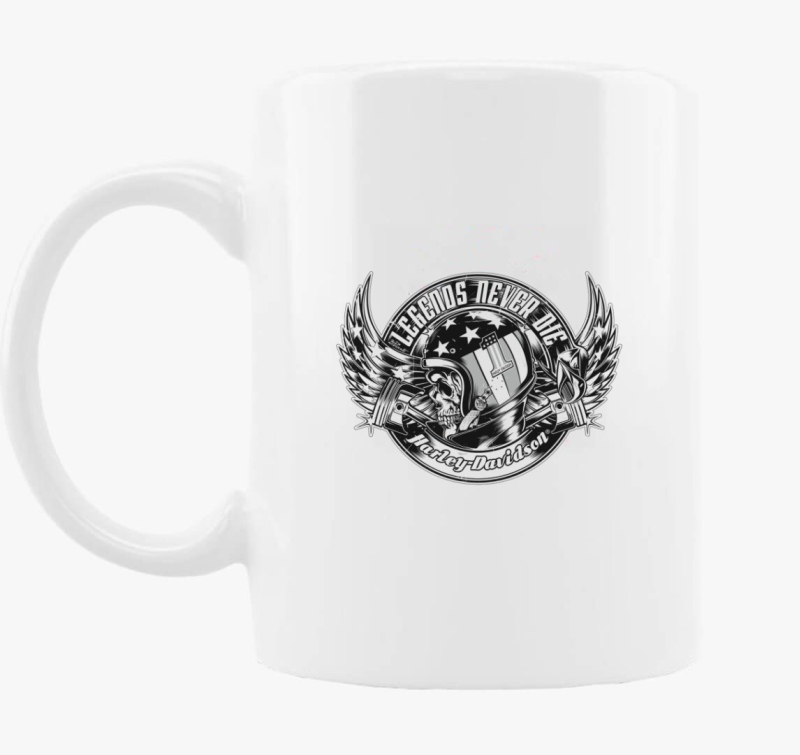 Harley Davidson - Legends never die skodelica