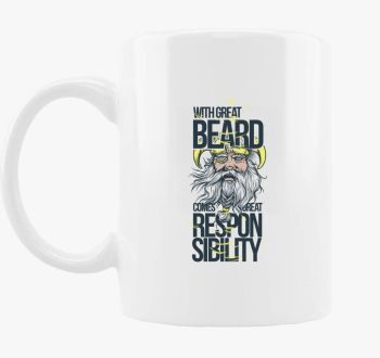 With Great Beard Comes Great Responsibility skodelica