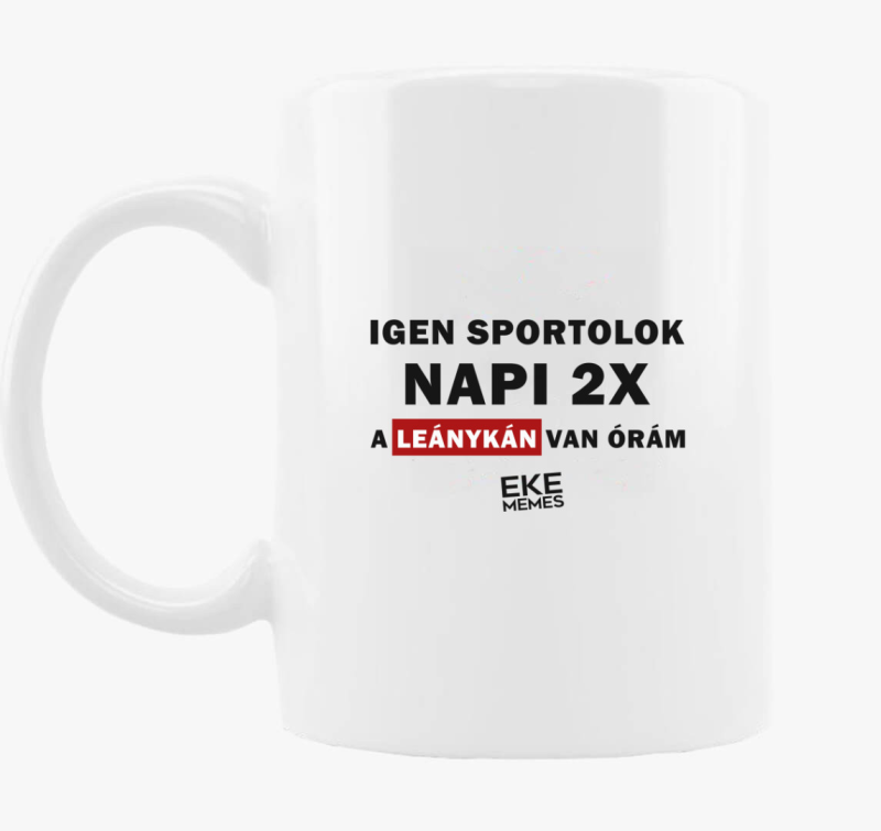 Igen sportolok! skodelica