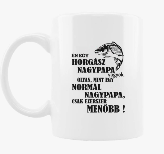 ribič dedek skodelica