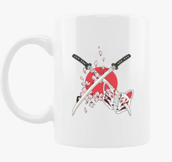 kitsune maszkos skodelica