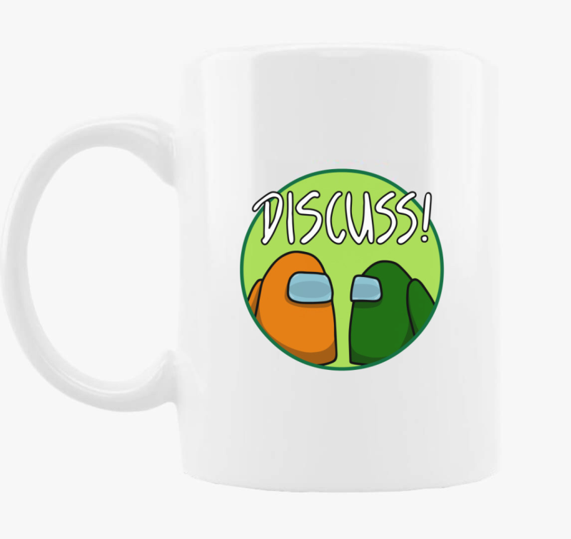 Among Us discuss skodelica