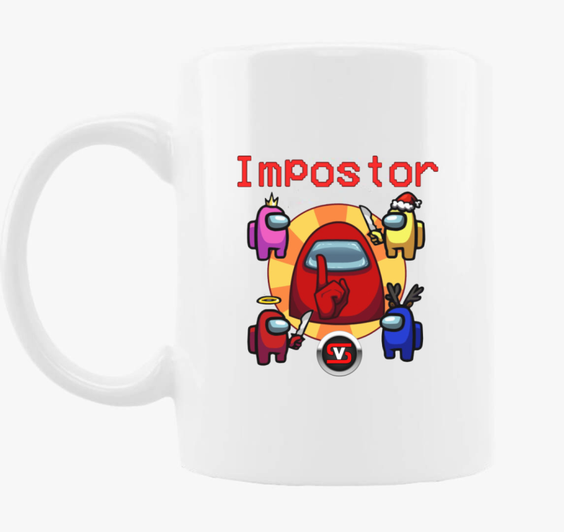 Among Us impostor 3 skodelica