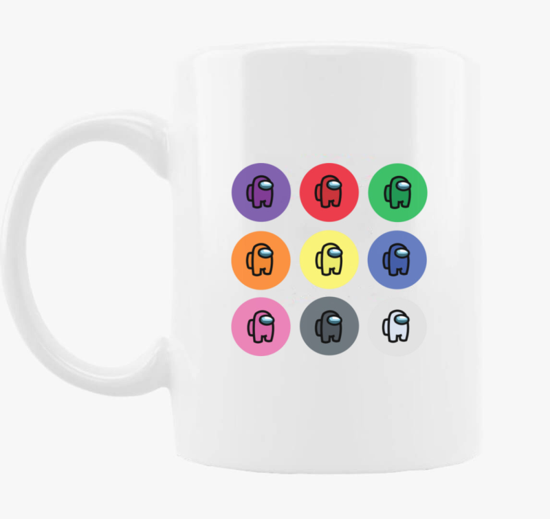 Among Us crewmates skodelica