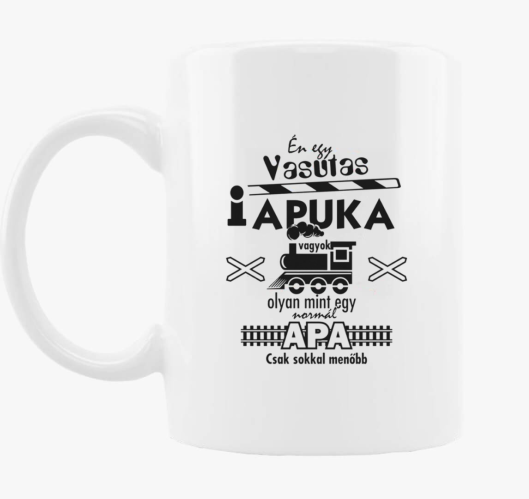 Železničar apuka skodelica