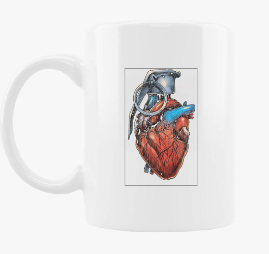 Heart Bomb skodelica