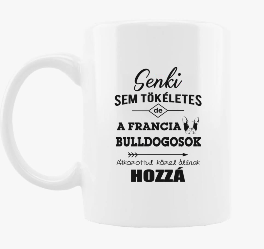 Francia Bulldogos skodelica