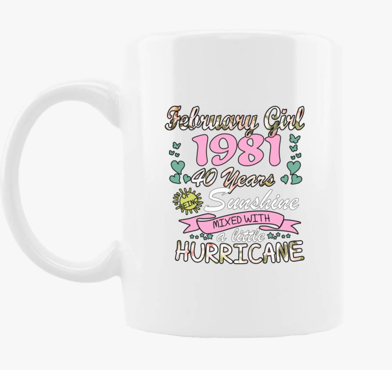 Sunshine and Hurricane skodelica - egyedi egyedi