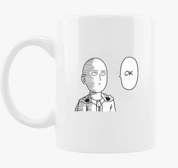 One Punch Man Saitama OK skodelica