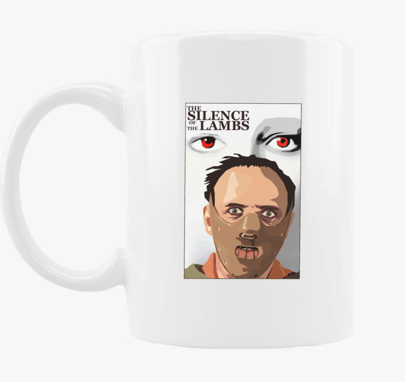 hallgatnak - Silence of the lambs skodelica