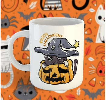 halloweeni skodelica