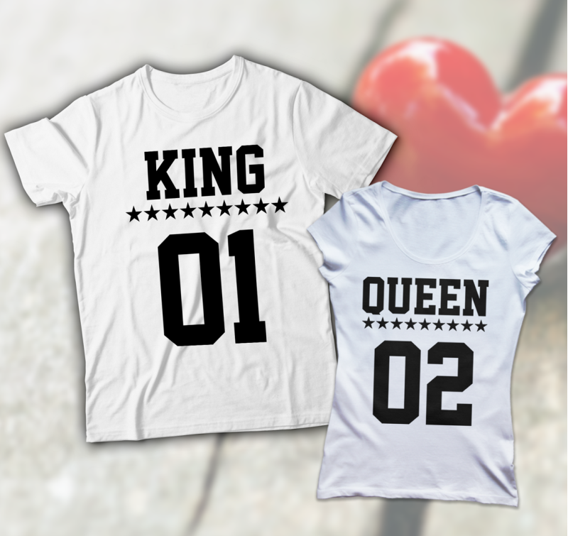 King in Queen majica