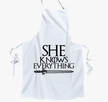 She Knows everything predpasnik