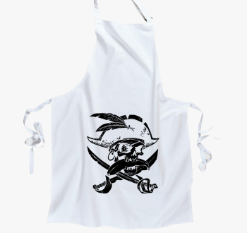 Pirate skull silhouette predpasnik
