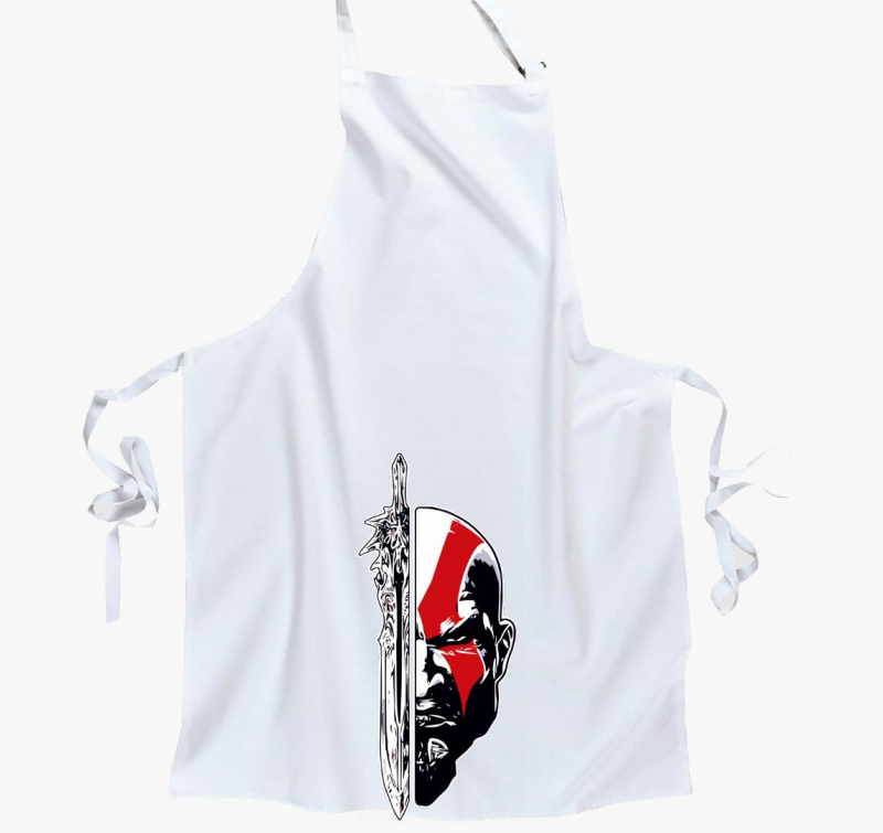 God of war Kratos face and sword predpasnik