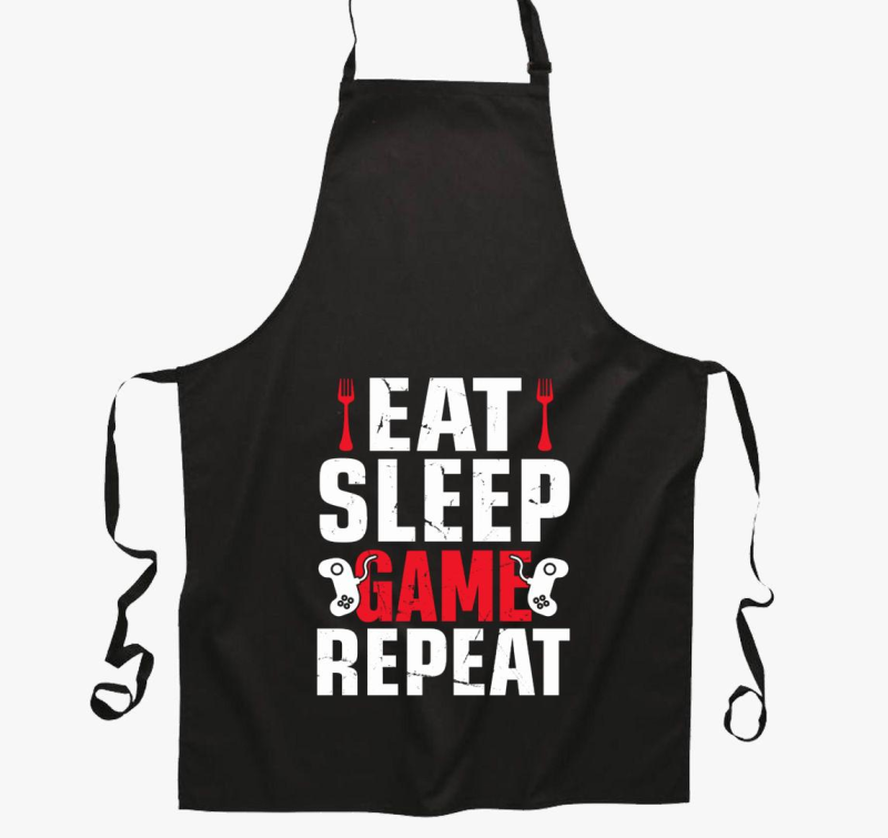 Eat sleep game repeat gamereknek predpasnik