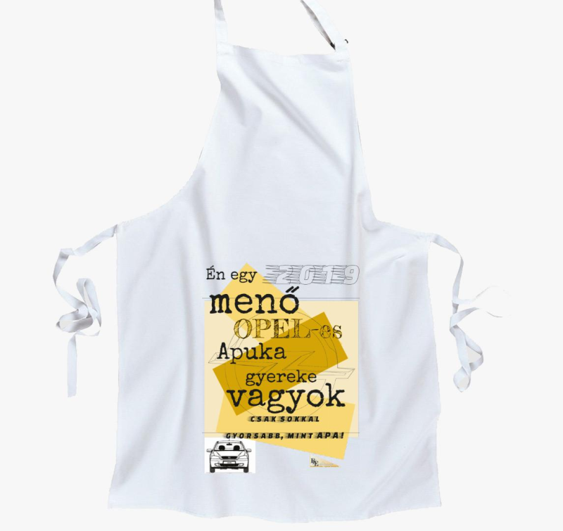 Opel-es apuka gyereke predpasnik