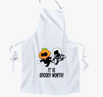 Spooky month halloweeni predpasnik