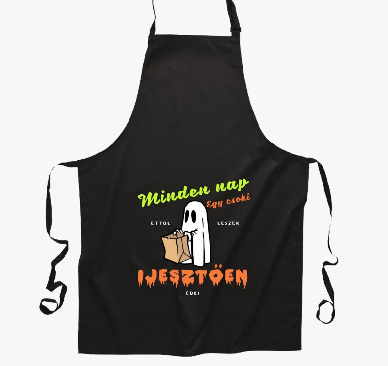 Cuki szellem halloweeni predpasnik