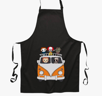 Halloweeni karakterek predpasnik