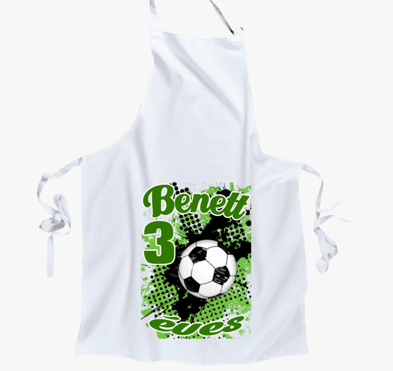 Focilabda zelena bela gyerek predpasnik