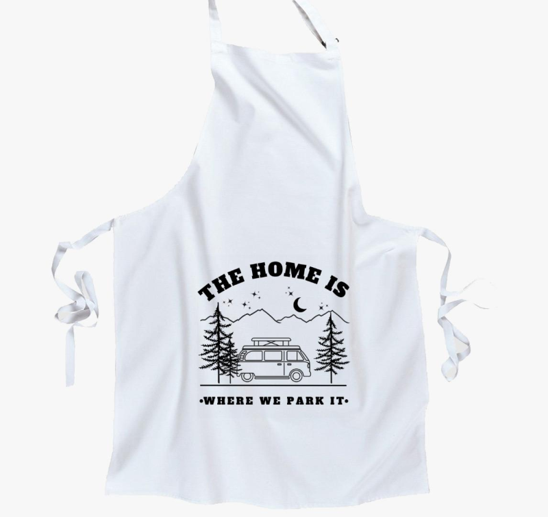 Campervan - otthon ott je, ahol leparkolunk predpasnik - angol felirat