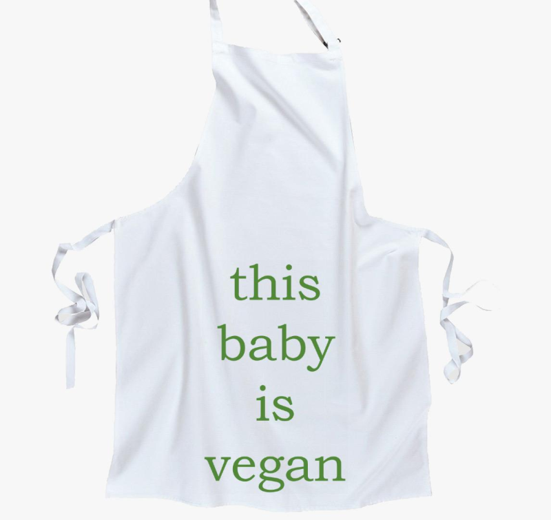 This baby is vegan (zelena predpasnik