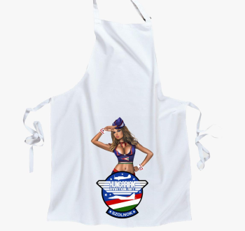 Hungarian Aviation Art Patch Girl predpasnik