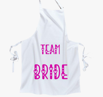 Team Bride pink predpasnik