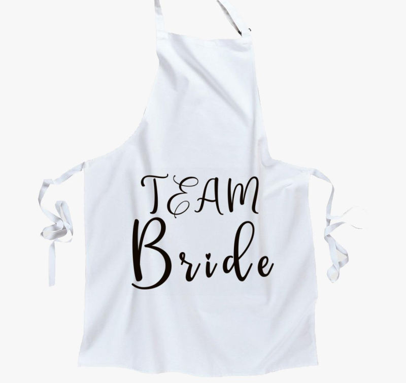 TEAM Bride črna predpasnik