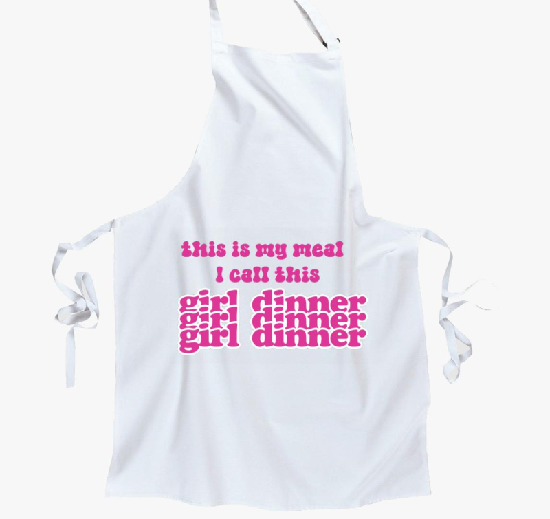 girl dinner pink predpasnik