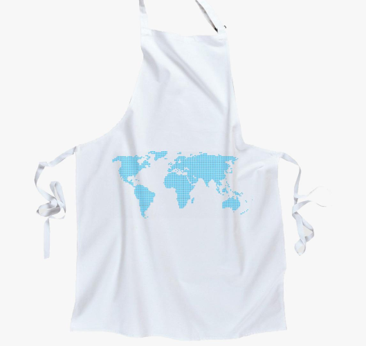 Pontozott modra predpasnik