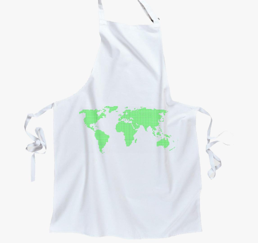 Pontozott zelena predpasnik