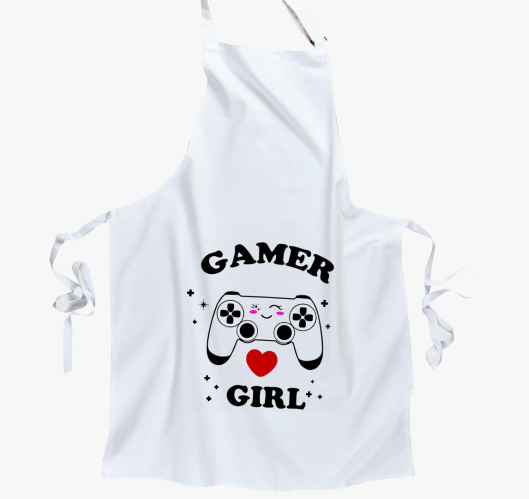 Gamer girl joytick predpasnik
