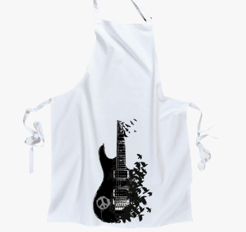 Black guitar and crow predpasnik