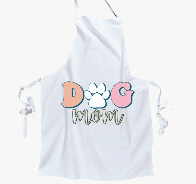 Dog Mom pasztell predpasnik