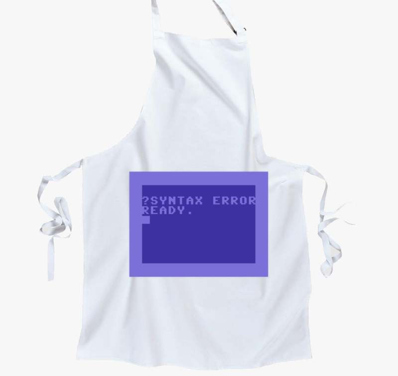 Commodore 64 (C64) predpasnik - Syntax error