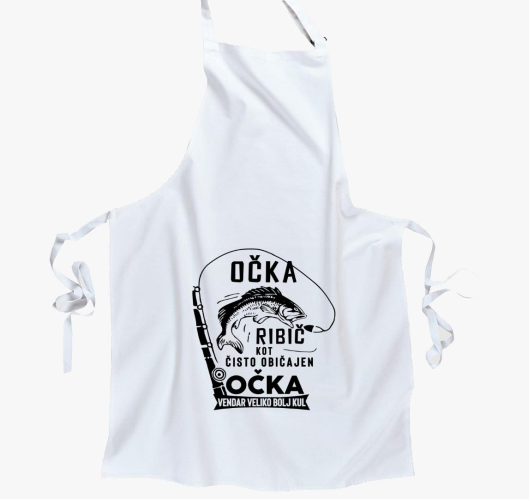 Ribič apuka sem predpasnik